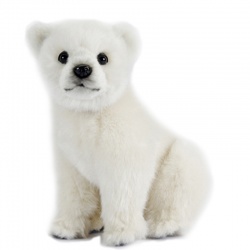 Hansa Polar Bear Cub 24cm Plush Soft Toy